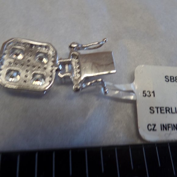 Tiara 9.25 Sterling Silver Infinity Bracelet NWT - Picture 8 of 14